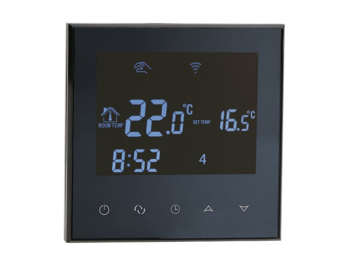 Aluzan Class B-3 WiFi, programmable room thermostat for boiler switching, remotely controllable via Android or iOS app